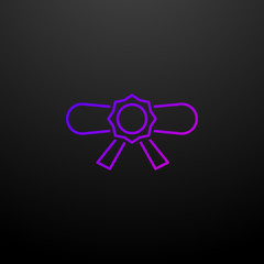 Certificate with ribbon nolan icon. Elements of succes and awards set. Simple icon for websites, web design, mobile app, info graphics