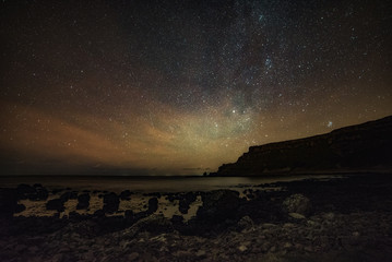 Night Astrophotography Milky Way Starry Giants Causeway Northern Ireland