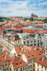 Naklejka na ściany i meble The Prague Castle complex in Czech Republic.