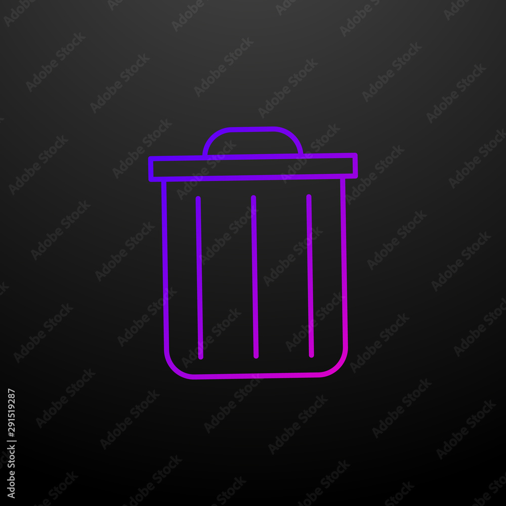 Aufkleber trash box nolan icon. elements of cleaning set. simple icon for websites, web design, mobile app, in