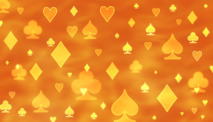 Background yellow poker raster illustration.