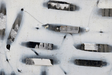 abstract texture on metal background