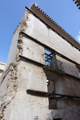 Fototapeta na wymiar Façade détruite à Lorca