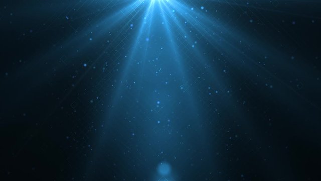 Abstract Blue Particle Background