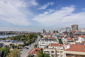 Fototapeta premium Kalamis City in Kadikoy, Turkey