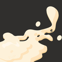 bottle beer and leaf oktoberfest pattern