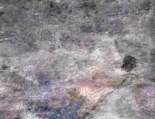 Abstract landscape, random text background