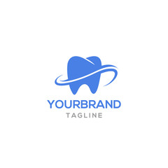 Modern tooth logo design