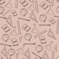 Creative pink education background