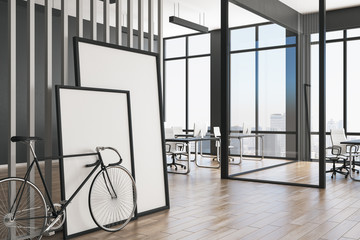 Minimalistic coworking office