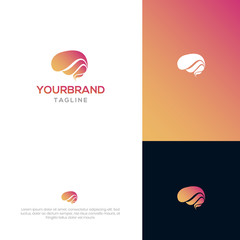 Fototapeta premium Brain logo template