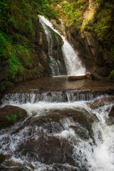 Chodor Waterfall at Lake Teletskoye in the Altai Mountains
