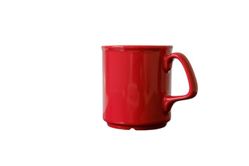 This is a red mug.