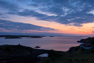 View of a beautiful landscape in Norway.