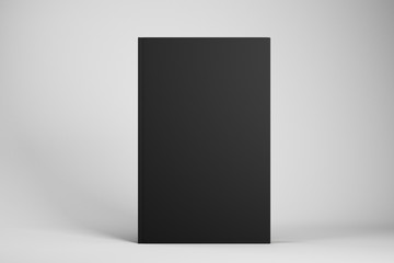 Abstract closed black book