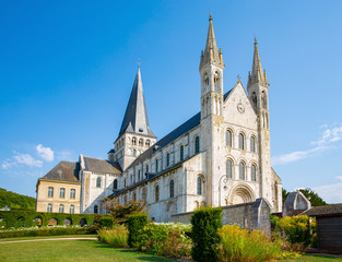 Fototapeta na wymiar The medieval Abbey Saint-Georges of Boscherville in Normandy, France