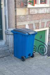 Blue Wheelie Bin