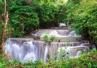 waterfall in japanese garden