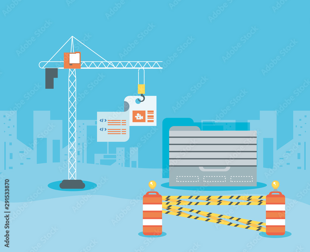 Poster data folder with webpage under cosntruction