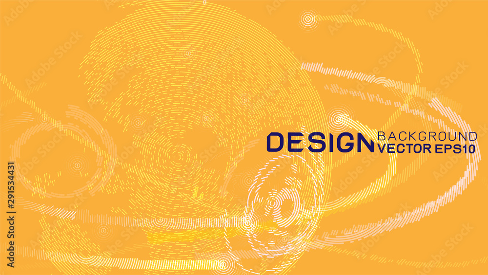 Poster abstract global futuristic data technology concept with halftone and dots texture background. vector