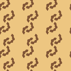 Vector Seamless pattern with Abstract shapes. For fabric, paper