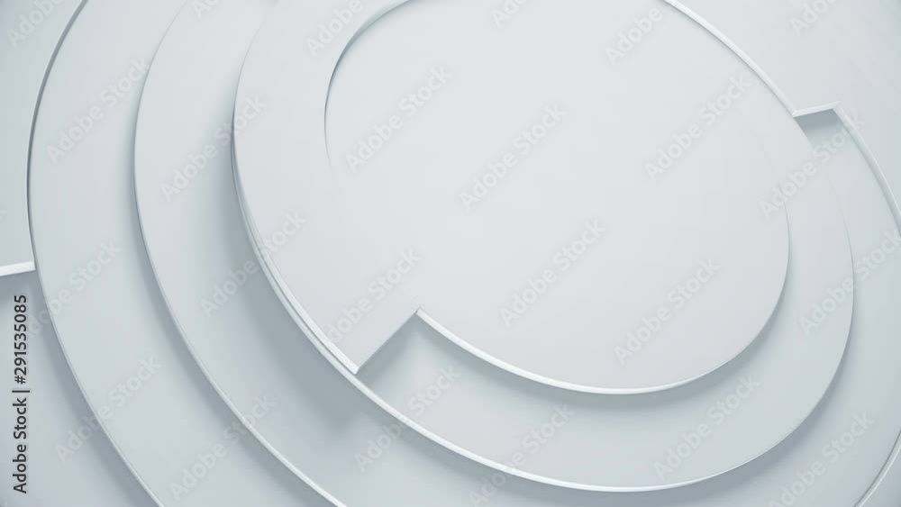 Poster modern 3d render abstract background. futuristic radial texture with animated parts for technology n