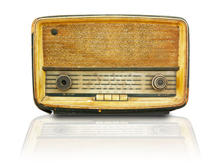 Old radio isolated