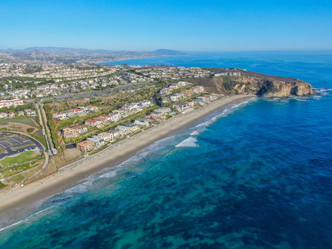 Aerial View Of Monarch Beach Coastline