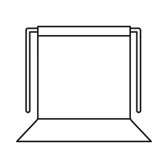 Isolated object of background and photographing icon. Collection of background and wall vector icon for stock.