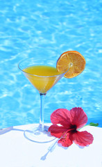 Orange Juice by the Pool