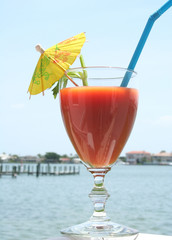 Tomato Juice at the Seaside