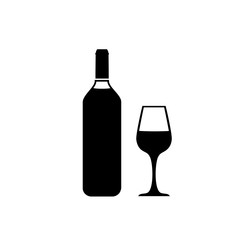 Wine icon Vector Illustration on the white