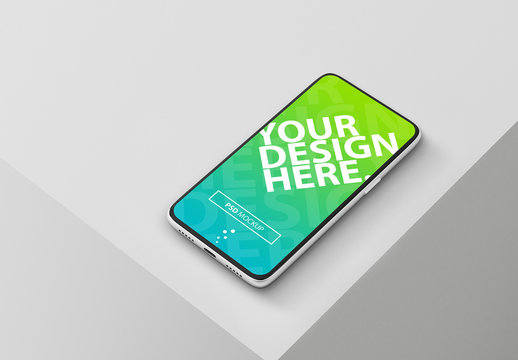 Smartphone Mockup on Table