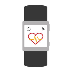 smart watch technology icon vector illustration