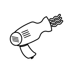 hair dryer electric icon vector illustration