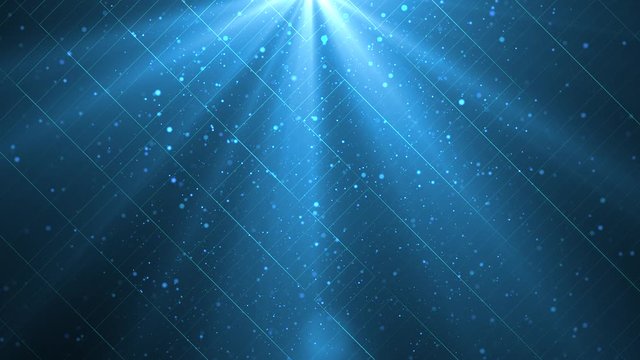 Abstract Blue Particle Background
