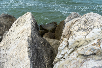 Sea and stones structure