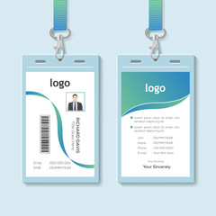 Fototapeta na wymiar Multipurpose Identity Card Template