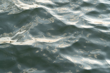 Obraz premium texture of green and blue waves in the sea