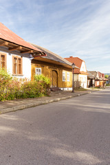Fototapeta na wymiar traditional, old historical architecture in the village of Lanckorona near Krakow. Poland