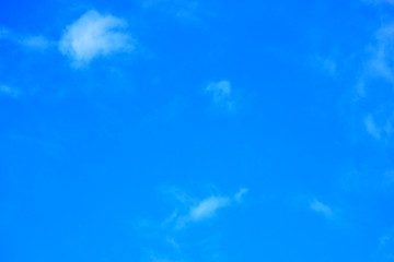 Naklejka na ściany i meble blue sky and white clouds and space background 