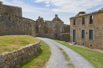 Charles Fort - stone walls