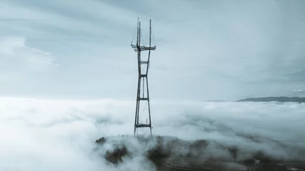 Poster Sutro Tower in the fog © Art_Kevorkov