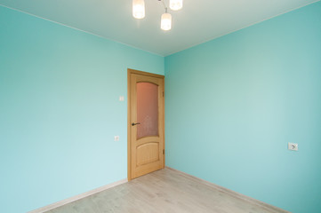 Fototapeta na wymiar Russia, Moscow- June 23, 2018: interior room apartment. standard repair decoration in hostel