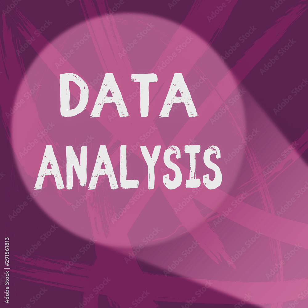Poster handwriting text data analysis. conceptual photo translate numbers to analytical conclusion forecast