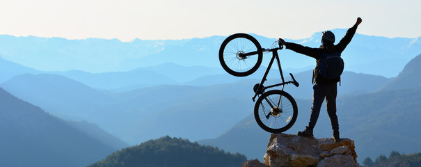 The Happiness of the Young Man Reaching the Summit