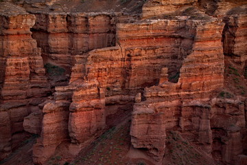 South-East Kazakhstan. Picturesque mountains in the area of the natural national Park "Charyn canyon".