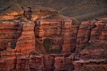 South-East Kazakhstan. Picturesque mountains in the area of the natural national Park "Charyn canyon".