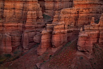 South-East Kazakhstan. Picturesque mountains in the area of the natural national Park "Charyn canyon".