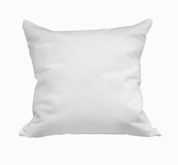 Square pillow on a white background